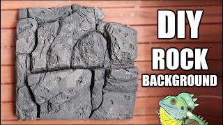 Diy 3D Rock Background For Reptiles