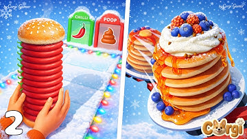 Pancake Run 🆚 Burger Master - All Levels Satisfying Walkthrough Gameplay PART 2