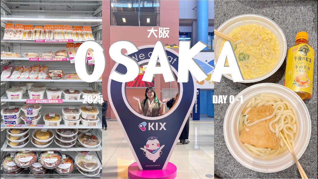 #OSAKAVLOG Perdana naik Philippine Airlines ke Osaka, 7-Eleven - JAPAN🇯🇵 WINTER TRIP 2025
