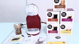 Nescafe Dolce Gusto Mini Me Coffee Machine (with Capsule), Red color  ماكينه القهوه دولشي جاستو