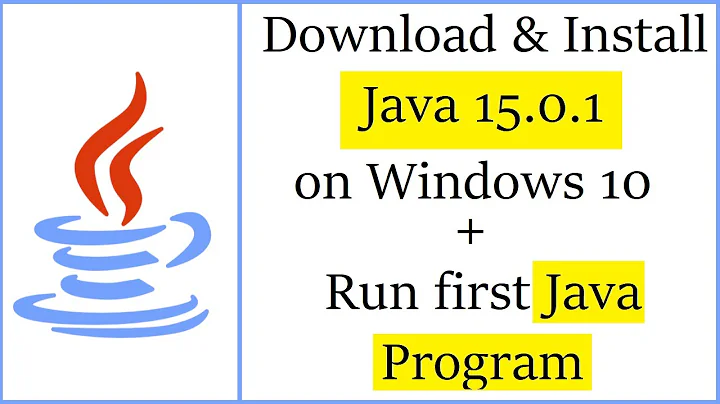 How to Install Java JDK 15.0.1 on Windows 10 + Run your first Java program