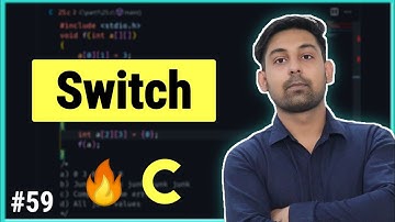 Switch Control Statement In C | Full Lecture In Hindi | By Nirbhay Kaushik
