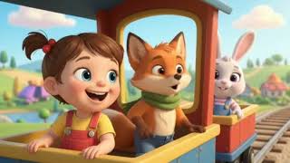 The Little Train Adventure 🚂🌈 | Fun Kids Song & 3D Cartoon | Kids Rhymes