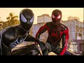 SPIDERMAN 2 (2023) - VENOM + MILES MORALES 12mins BOSS BATTLE GAMEPLAY [4K]