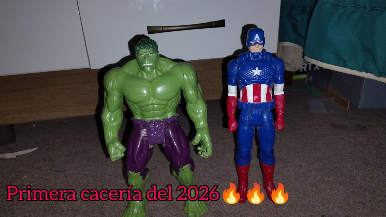 Lo que Conseguí en la Feria/Tianguis #1 | Capitán América y Hulk | Primera Cacería del 2026 🔥🔥 