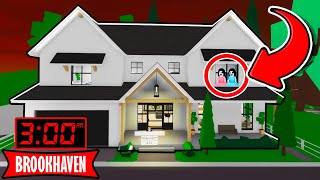 NO VISITES LAS NUEVAS CASAS DE BROOKHAVEN A LAS 3:00 DE LA MAÑANA!!   Roblox YoSoyLoki