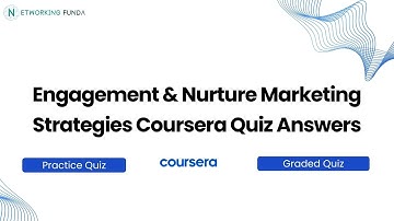Engagement & Nurture Marketing Strategies Coursera Quiz Answers | Networking Funda