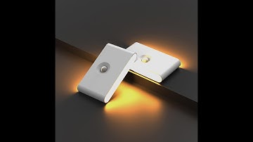 LUZ NOTURNA COM SENSOR DE MOVIMENTO LUZ DE EMERGÊNCIA LED RECARREGÁVEL USB SEM FIO LUXO