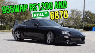 Adam's RS1200 Supra - 6870 Precision Turbo - 955WHP Dyno