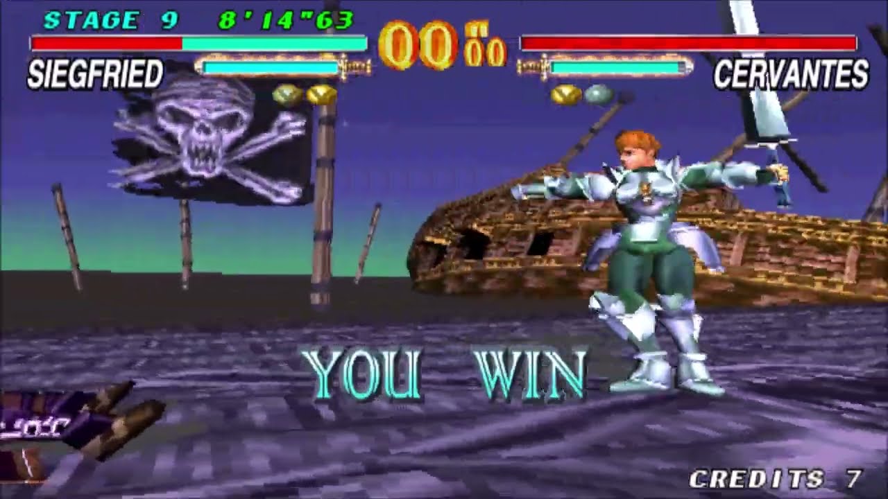 Soul Edge Arcade Playthrough Siegfried