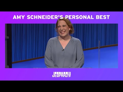 Highlights: Amy Schneider's Personal Best (So Far!) | JEOPARDY!