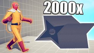 2000x OVERPOWERED NINJA vs EVERY BOSS - TABS | Totally Accurate Battle Simulator 2026