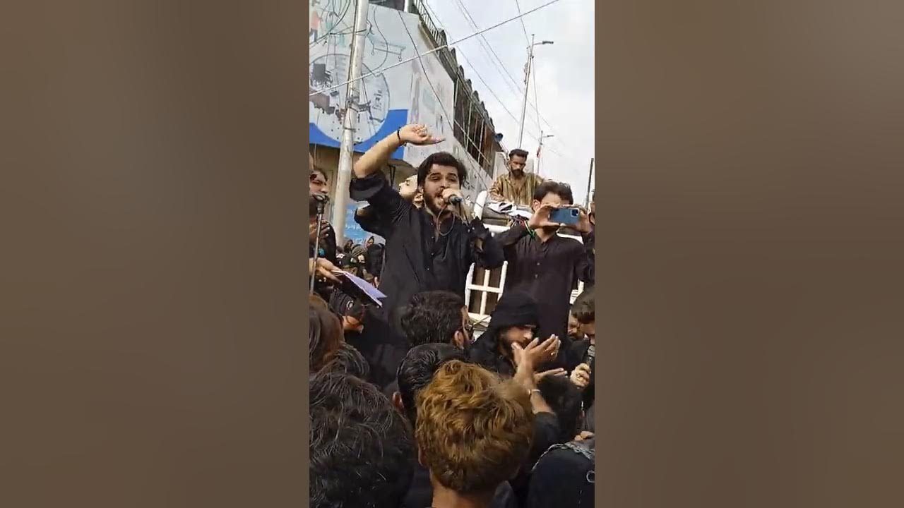 Abbas Alamdar Syed Abbas Naqi Naqi live Noha In Arbaen Karachi