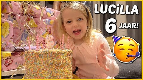 LUCiLLA iS JARiG! 🥳 ( 6DE VERJAARDAG!) | Bellinga Vlog #1984