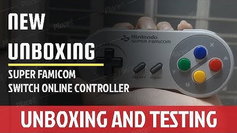 Unboxing: Super Famicom Switch Online Controller + Testing (In Unusual Way)