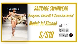 MODEL JOI SIMONÉ AT ART HEARTS FASHION •SAUVAGE SWIMWEAR• MIAMI SWIM WEEK S/S19