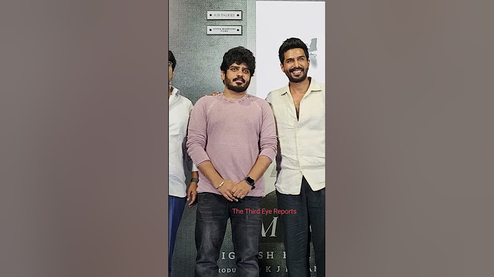 The Hotspot 2 Much show with the handsome Vishnu Vishal #vigneshkarthick