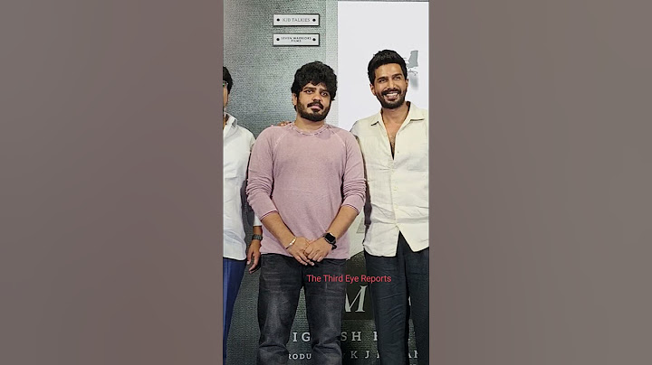 The Hotspot 2 Much show with the handsome Vishnu Vishal #vigneshkarthick