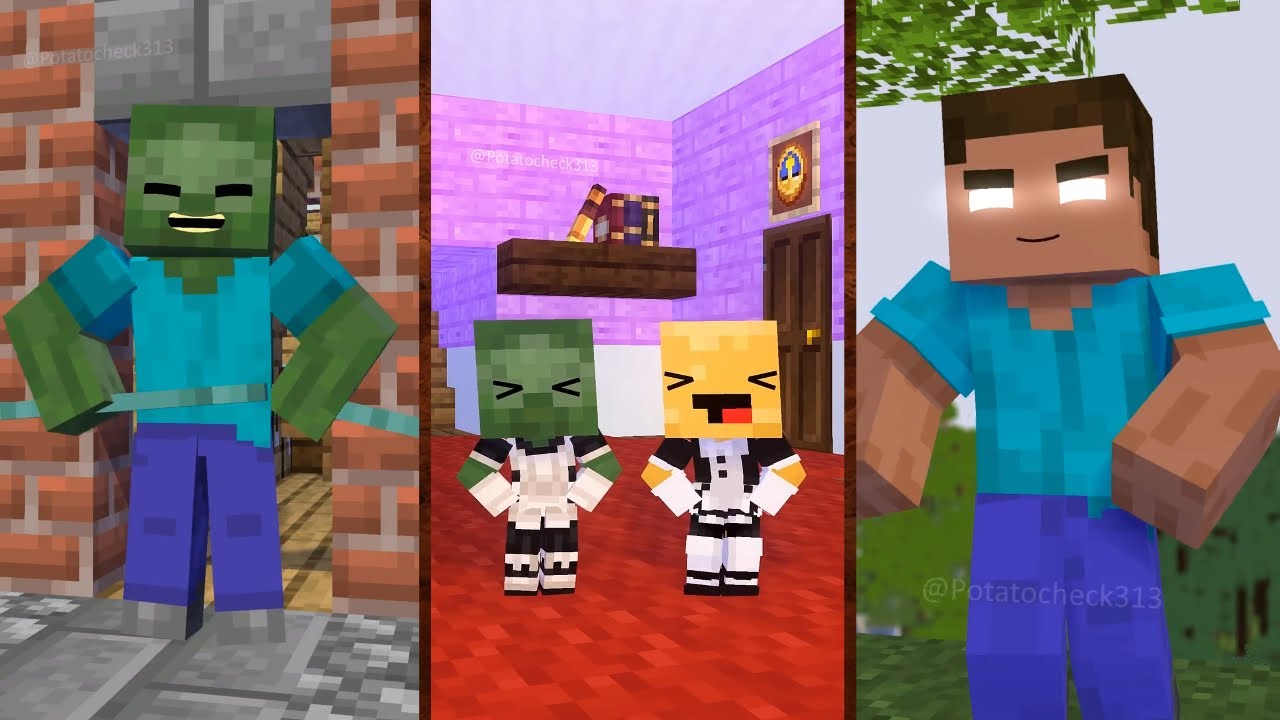 Secret Poi Poi Baby Zombie Baby Potatoch | Minecraft Mix