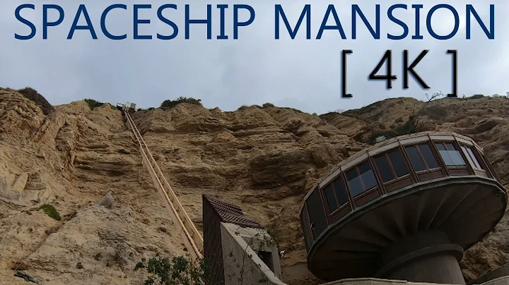4K Abandoned SPACESHIP HOUSE aka MUSHROOM MANSION on BLACK'S NUDE BEACH, San Diego, California USA