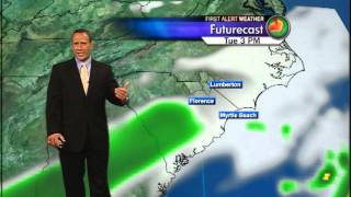Unseasonably warm, slim chance for a shower