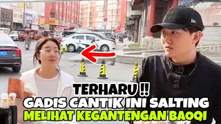 TERHARU !! GADIS CANTIK INI JATUH HATI MELIHAT KETAMPANAN BAAOQI BEGINI REAKSINYA || SHANTY DI CHINA