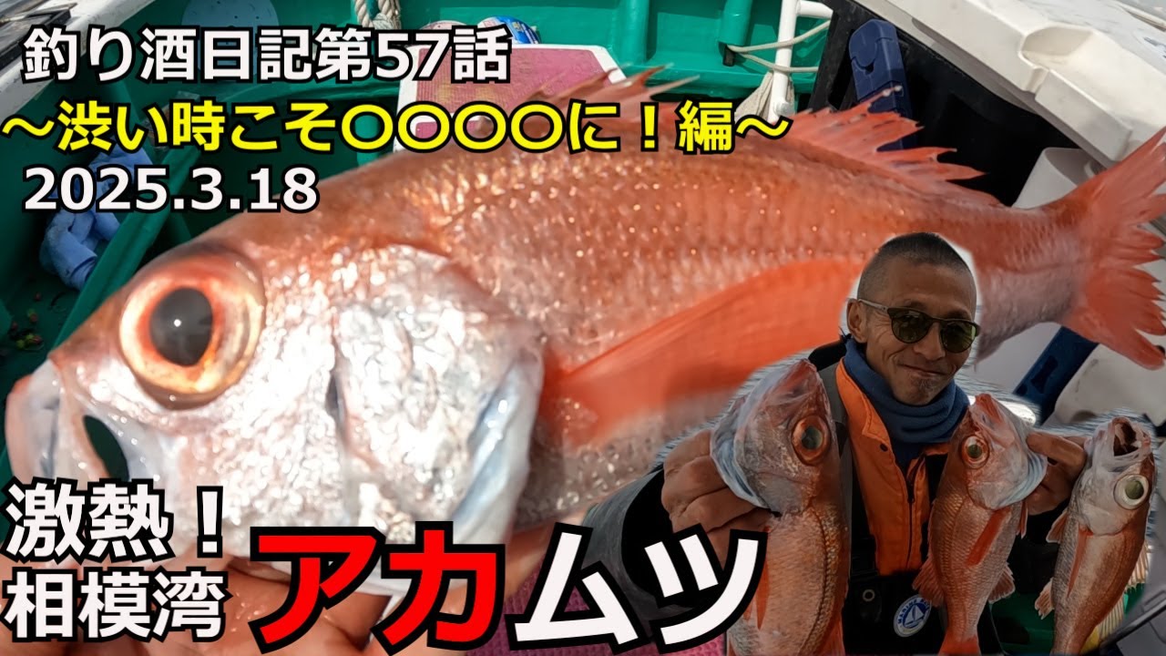 【アカムツ】釣り酒日記第57話　相模湾アカムツ攻略編