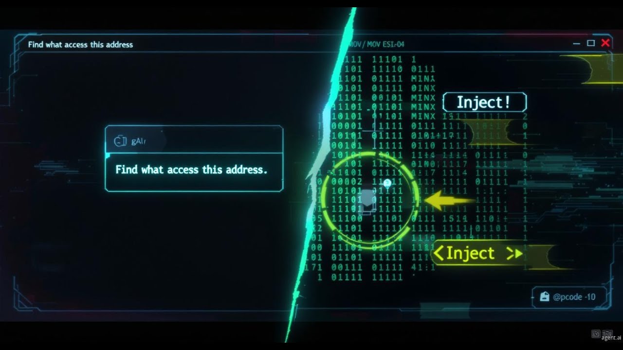 How to Find What Accesses an Address & Inject Code | Cheat Engine ...