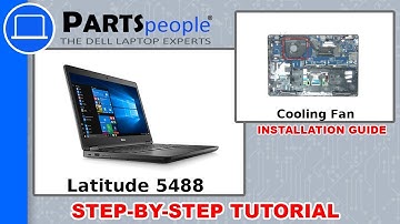 Dell Latitude 5488 (P72G001) Cooling Fan How-To Video Tutorial