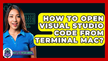 How To Open Visual Studio Code From Terminal Mac? - Next LVL Programming