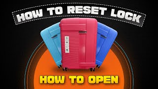 Carlton vault 4w strolly || how to reset lock || Luggage wala
