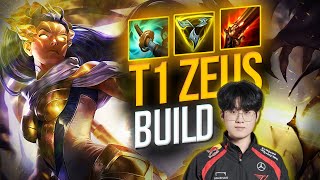 SO I TRIED THE T1 ZEUS VAYNE TOP BUILD..