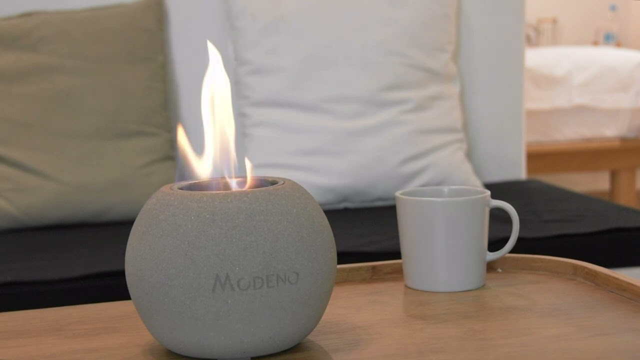 Elementi Bioethanol Fireplace - Product: Paffu Light Grey