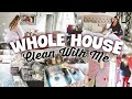 ULTIMATE WHOLE HOUSE CLEAN WITH ME! EXTREME CLEAN, DECLUTTER, ORGANIZE #WITHME / CLEANING MOTIVATION