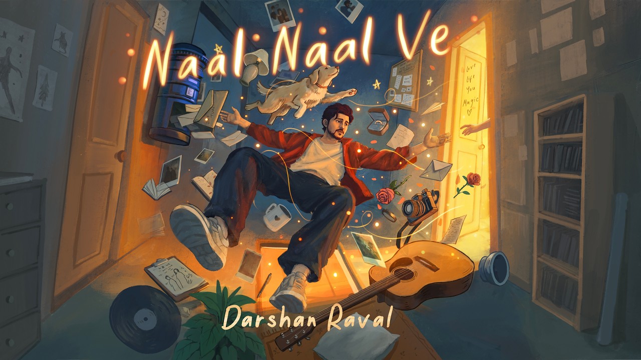 Darshan Raval – Naal Naal Ve Lyrics In English (Translation) cover image