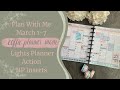 Plan With Me: March 1-7 in Lights Planner Action Happy Planner Inserts
