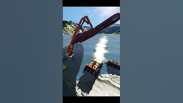 Demo van een enorme kraan - Space Engineers