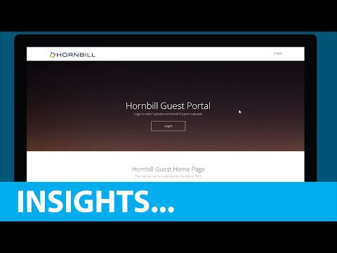 Guest Portal - Insights Video, Hornbill