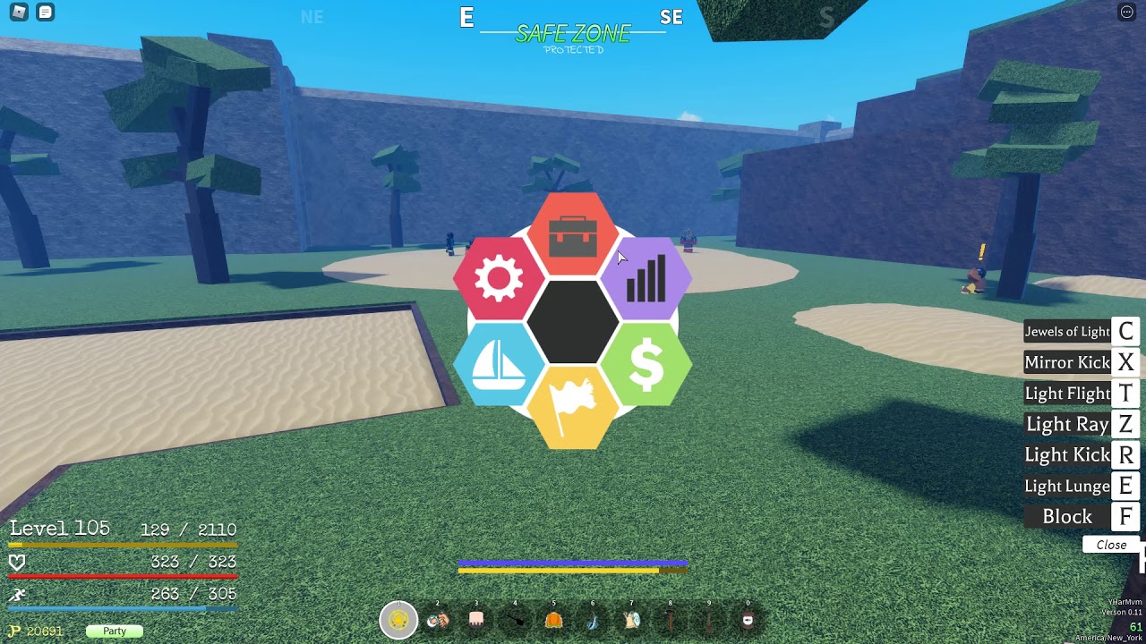 LIGHT FRUIT FULL SHOWCASE + HOW TO TRAIN LOGIA DODGE! Grand Piece Online