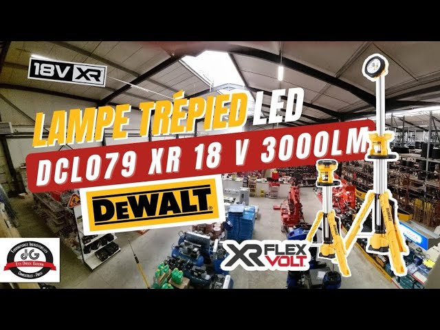 DEWALT® - LAMPE LED XR FLEXVOLT 18 V 3000 LUMENS DEWDCL079XJ - AVEC TRÉPIED  