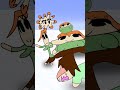 A world where only Steve exists 2/4 . anthropomorphic minecraft　#shorts #minecraft #animation