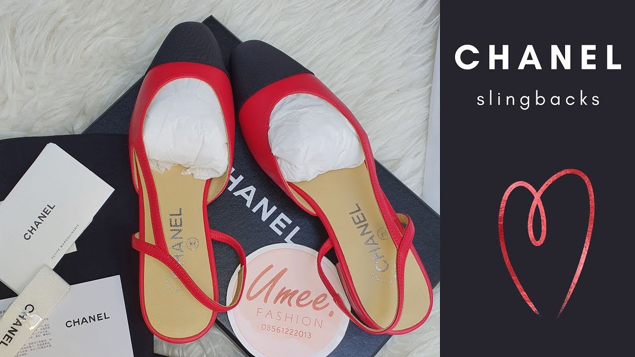 Sepatu Chanel Slingbacks Heels