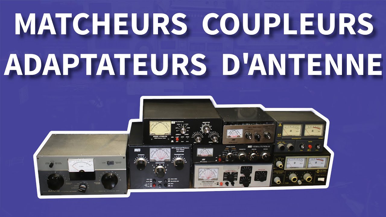 De quoi sont composés les matcheurs coupleurs adaptateurs d'antennes?