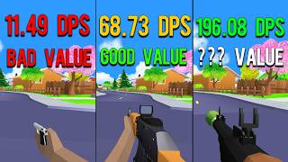 Dude Theft Wars Worst to Best Value Weapon in the Game !!! 🤔🤔🤔