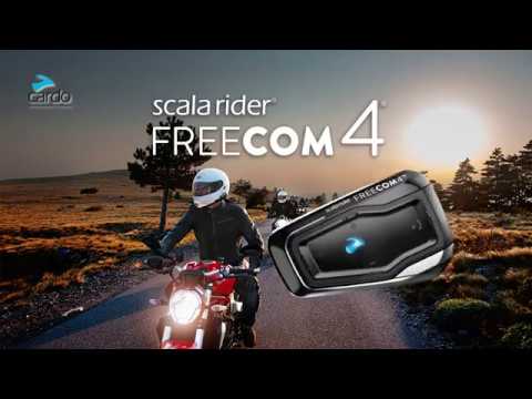 Noir Single Cardo 4 KIT Mains-Libres FREECOM