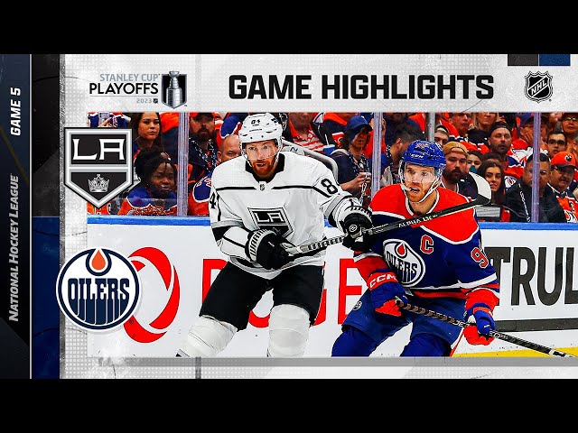 Oilers and Kings score lots of goals in a wildly crazy game 5