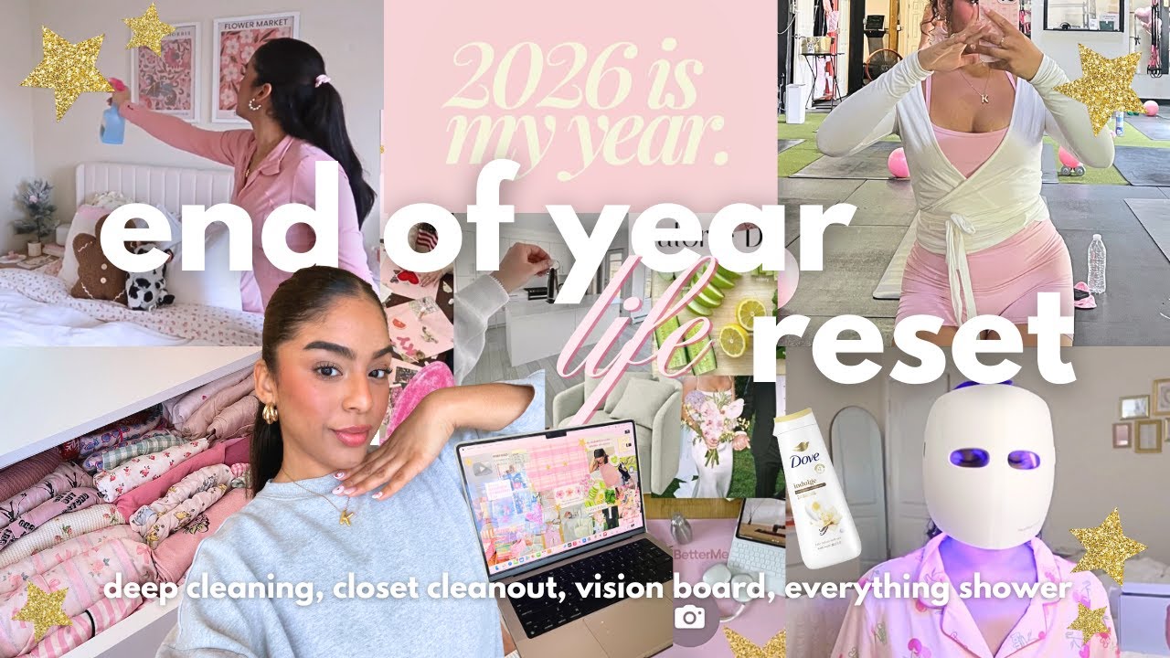How to do the *ultimate* END OF YEAR LIFE RESET 🌟 | new year reset ...