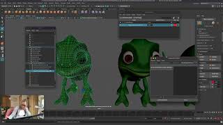 Part 53 Separating Blend Shapes in Maya with Component Editor.