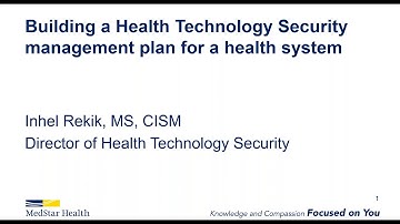 Building a Medical Device Security Management Plan