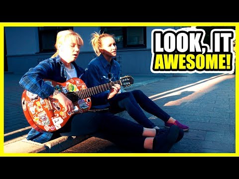 Say something  A great big world.  (Cover) 🔥🎸🎶 Buskers! Street! Music! Street musicians.
